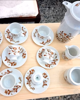 Servizio Caffè da 8 Royal Tettau 20pz Vintage 1960