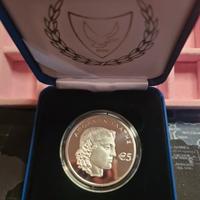 5 EURO ARGENTO 2023 CIPRO
