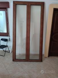 Portafinestra alluminio -legno