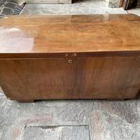BAULE IN LEGNO VINTAGE ANNI 30