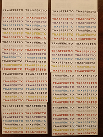 Adesivi "Trasferito" Calciatori Panini 2006/07