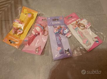 Lotto hello kitty portachiavi sanrio kuromi ecc