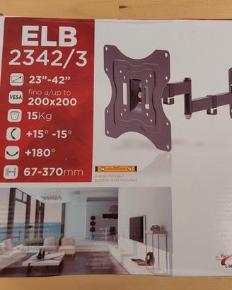 Jolly line supporto parete per tv elb 2342/3