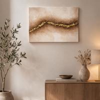 Quadro moderno astratto su tela con texture