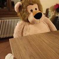 Peluche leone grandezza uomo 