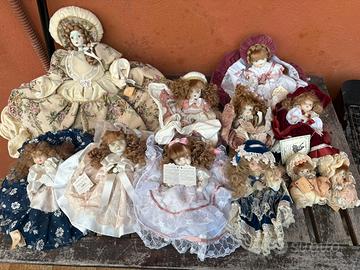 Lotto bambole do porcellana capodimonte