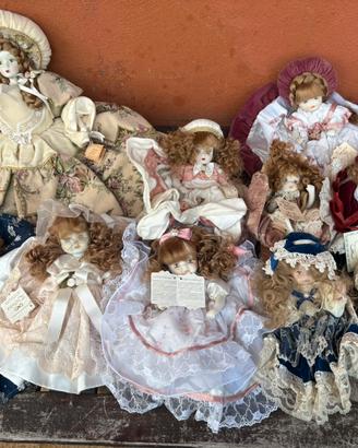 Lotto bambole do porcellana capodimonte