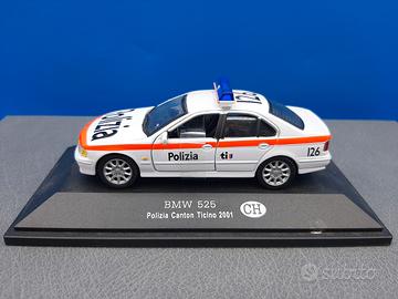 1:43 bmw 525 polizia canton ticino