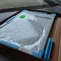 nuovo piatto doccia Glass Rug bianco in Plylite