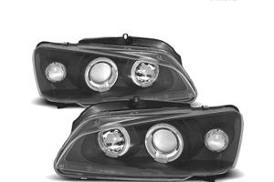 FARI PER PEUGEOT 106 96-05 ANGEL EYES FONDO NERO