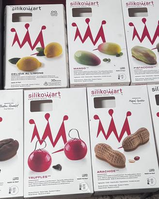 14 stampi/pasticceria/silikomart-frutta/realistica
