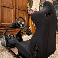 Postazione lamborghini e simulatore logitech G27