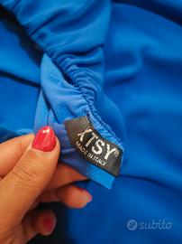 vestito blu estivo