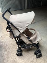 Passeggino Inglesina trip beige  chiusura ombrello