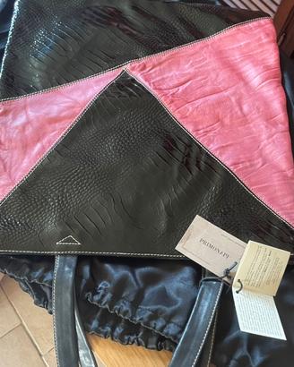 Borsa in pelle piatta