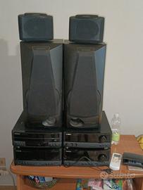 impianto stereo Kenwood perla nera mini 
