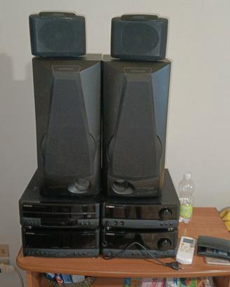impianto stereo Kenwood perla nera mini 