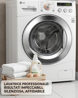 Lavatrice LG Inverter Direct Drive 8kg -