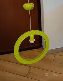 Lampadario Pop Oblo verde E27 0,38 cm NOVECENTO