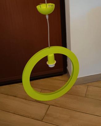 Lampadario Pop Oblo verde E27 0,38 cm NOVECENTO