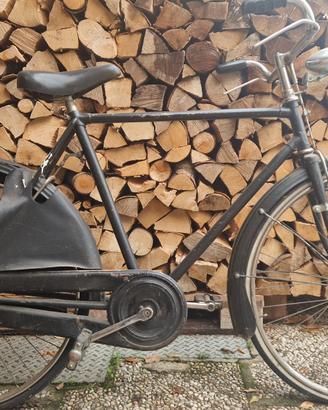 bici "ferrarese" con freno a bacchetta