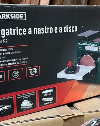 Levigatrice a nastro e a disco Parkside pbts 370b2