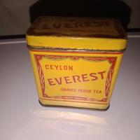 scatola latta Ceylon Everest thè 