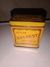 scatola latta Ceylon Everest thè 