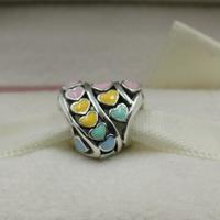 PANDORA Charm Cuori Arcobaleno 797019ENMX