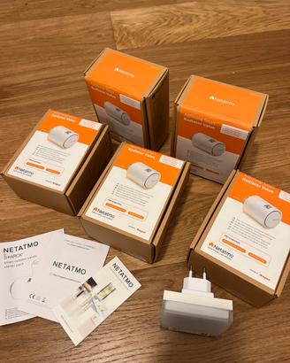 Smart Kit Netatmo 5 valvole termostatiche Nuove