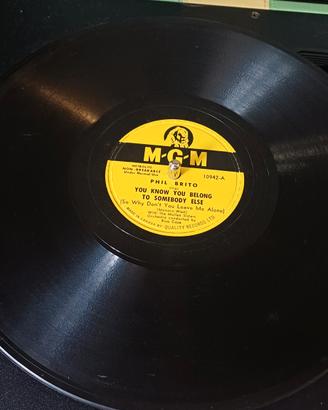 vinile Phil Brito 78 giri 1951