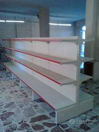 scafffale a gondola, ml. 4, prezzo trattabile