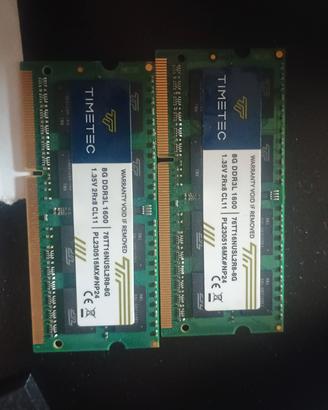 Memorie RAM di 8 GB e Hard Disk di 256 gb