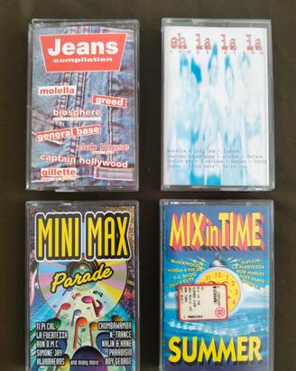 Musicassetta mini max mix in time oh lalala jeans