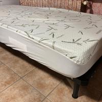 materasso singolo con rete a doghe