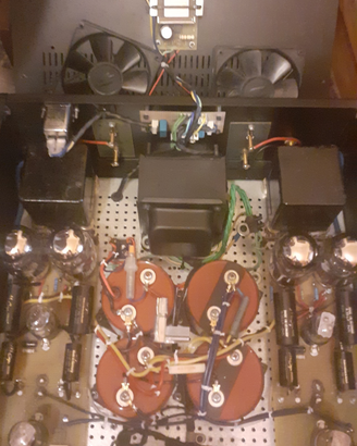 Amplificatore valvolare autocostruito funzionante