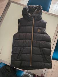 Giubbotto smanicato nero benetton 13-14 anni