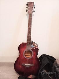 Chitarra acustica+ amplificatore