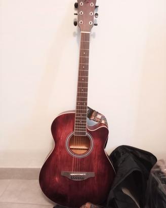 Chitarra acustica+ amplificatore