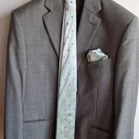 Giacca fresco lana marrone chiaro