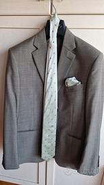 Giacca fresco lana marrone chiaro