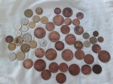 Lotto monete antiche dal 1800 in poi