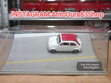 Modellino Auto Fiat Abarth Diorama 