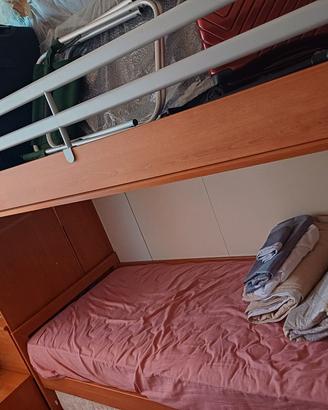 letto singoli  a castello 
