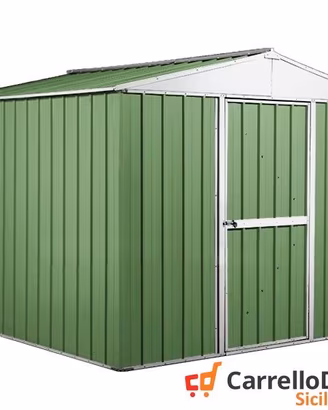 Box porta attrezzi lamiera 276x260 verde chiaro