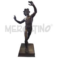 SCULTURA BRONZO FAUNO
