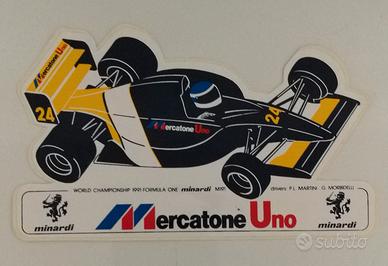 ADESIVO MERCATONE UNO MINARDI F1