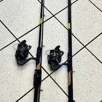 2 CANNE e MULINELLI DA FEEDER CAPERLAN