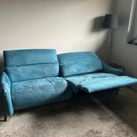 DIVANO DUE POSTI PETROLIO