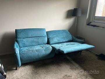 DIVANO DUE POSTI PETROLIO